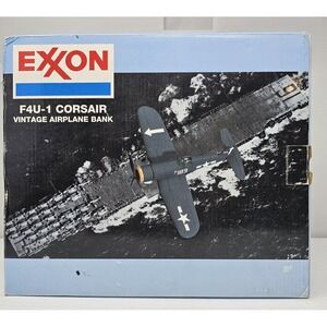 Exxon Tiger Spirit F4U-1 Vought Corsair Fighter Bank SpecCast #47501